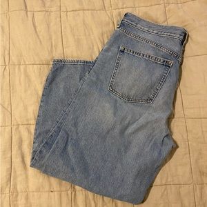 Gap High rise barrel jeans